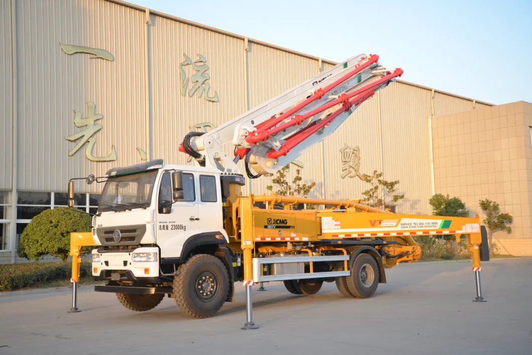 XCMG Schwing Manufacturer Hb37V China Small Mobile 37m Truck Mounted Concrete Boom Pump Price for Sale