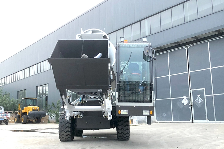 for Sale with Pump Self Loading Mobile Concrete Mixer Car