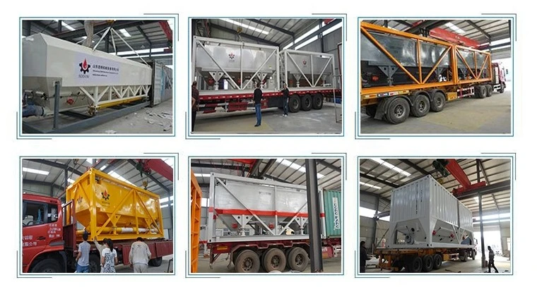 Portable Removing Mobile Cement Silo for Cement Powder Storage