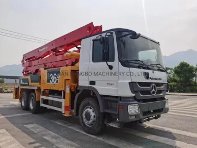 Putzmeister 36m Benz Equipamento de Concreto Colocação de Concreto Boom Beton Bomba Máquina Usada Caminhão Montado Bomba de Concreto Caminhão