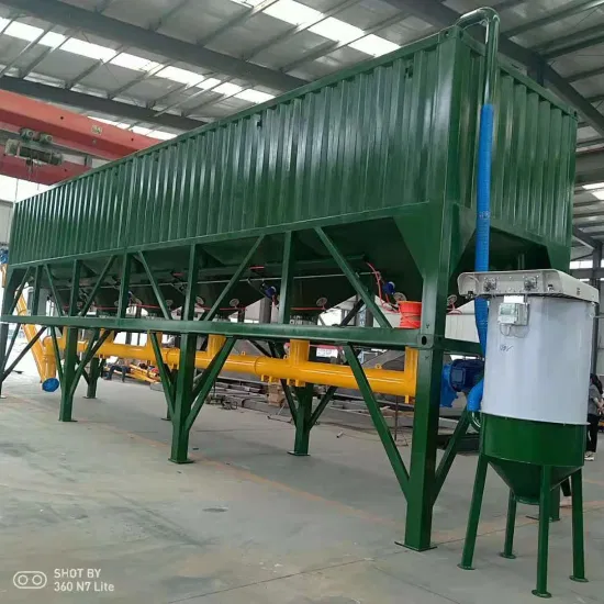 Saco enorme horizontal 1 Ton Bag Cement Feeding Machine Big Bag Cement Powder Silo