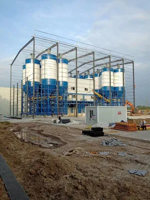 Silo de armazenamento de cimento 50t /Silo de pó de cimento /Silo de cimento Fabricantes