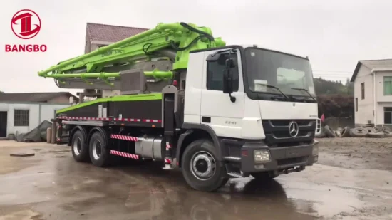 Zoomlion 38 metros X pé 140m3/H usou caminhão de bomba concreta com certificação ISO90001