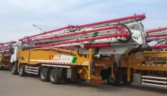 52m 130m3/H caminhão bomba de lança de concreto montado para venda do fornecedor de fábrica na China, preço de fábrica marca superior 36m 37m 42m 47m 48m 49m 52m 53m 56m 58m bomba de concreto